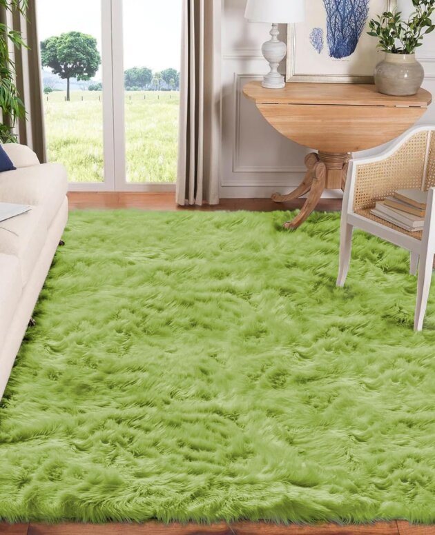 Goolela Area Rugs for Living Room Shag Rug Bedroom Bedside Rug